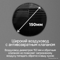 Кухонная вытяжка MAUNFELD Lee Side 397 (черный)