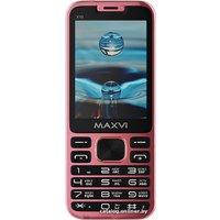 Кнопочный телефон Maxvi X10 (розовый)