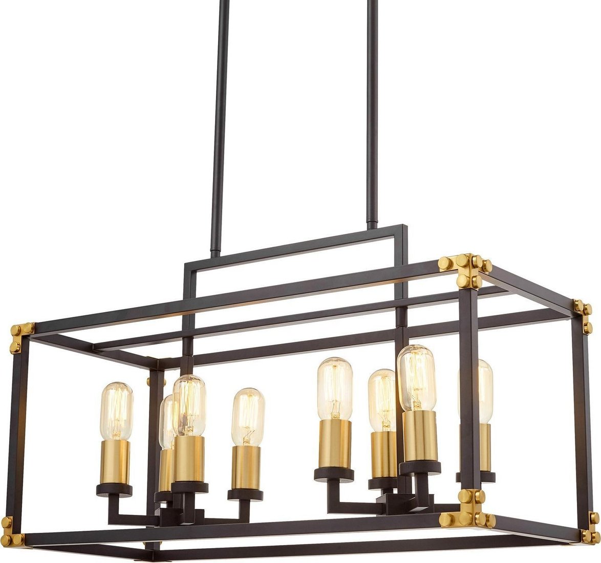 

Подвесная люстра Lumina Deco Waldorf LDP 1140-8 BK+MD