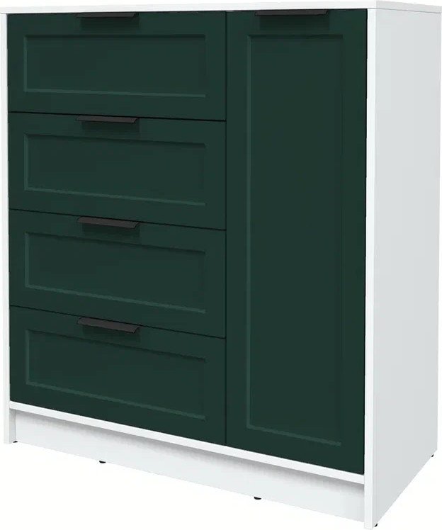 

Тумба Интерлиния Концепт Тренд КТ-Т90 (белый платинум/изумруд)