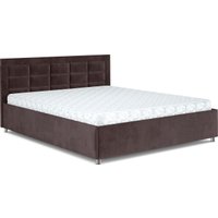 Кровать Мебель-АРС Версаль 140 (бархат шоколадный Star Velvet 60 Coffee) в Бобруйске