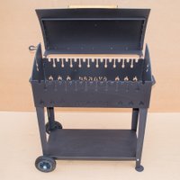 Мангал для дачи Вулкан Гриль XL 5 мм на колесах