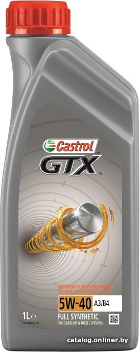 Моторное масло Castrol GTX 5W-40 A3/B4 1л