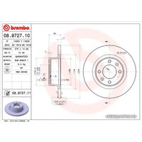  Brembo 08872710