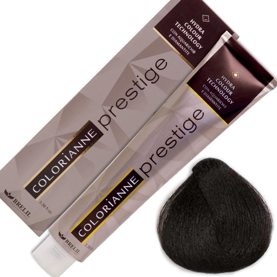 

Крем-краска для волос Brelil Professional Colorianne Prestige 4/18 шатен шокоайс