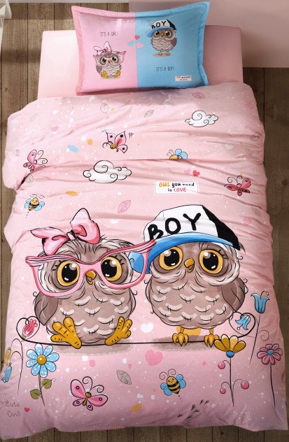 

Постельное белье Karven Ранфорс 1.5 N022/1 Puhu Pink v-1
