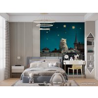 Фотообои ФабрикаФресок Кот на крыше 472270 (200x270)