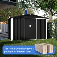  Wenzhou Хозблок-сарай запираемый с двускатной крышей 1850x2635x1920