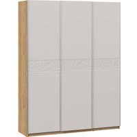 Шкаф-купе Трия Оскар Скания Т2 1800 268680 (ручка серебро/дуб крафт золотой/кашемир/кашемир сатин)