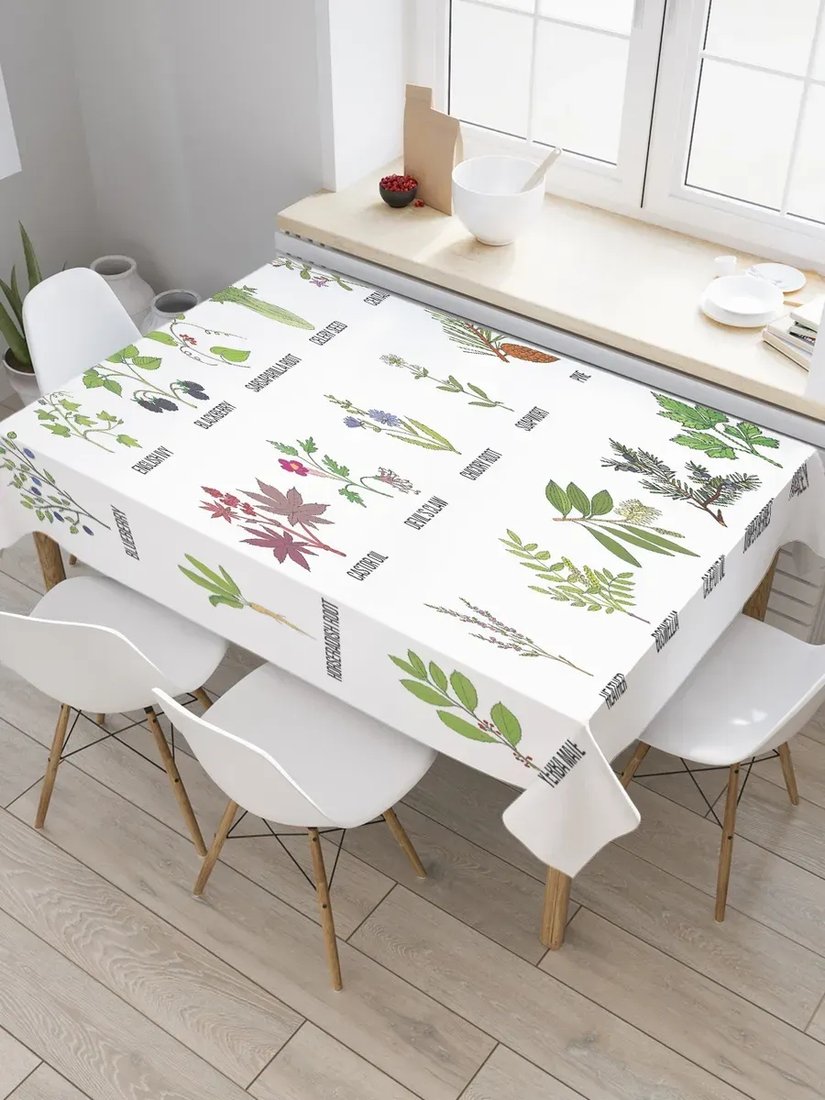 

Скатерть JoyArty Лечебные травы tc_104586 (120x145)