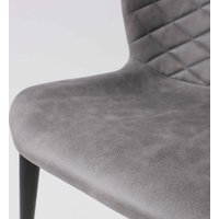 Стул Алвест Av 470 (темно-серая замша 10/черный)