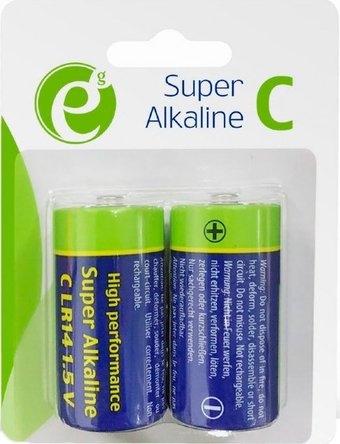 Батарейка EnerGenie Super Alkaline C 2 шт. EG-BA-LR14-01