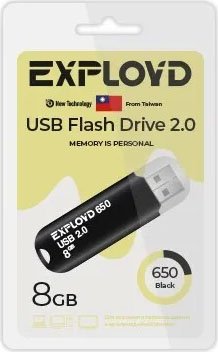 

USB Flash Exployd 650 8GB (черный)