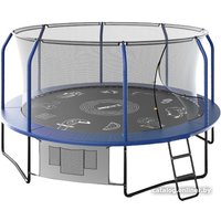 Батут Unix Line Supreme Game 14ft (синий)