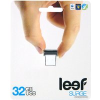 USB Flash Leef Surge 32Gb Black/White (LFSUR-032KWR)