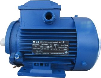 Электрический двигатель Полесьеэлектромаш АИР71A4 (исполнение - IM3081, крепление - с р.к.в.)