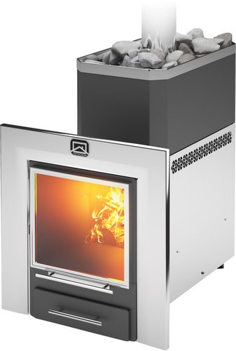 Банная печь Теплодар Русь-Панорама 18 ЛНЗП Профи