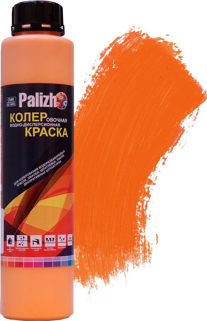 Колеровочная краска Palizh Колеровочная CP.502 750мл (мандарин)