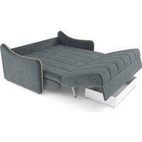 Диван Мебель-АРС аккордеон Давос НПБ 155x200 см M2-114 5-42 (велюр серо-синий HB-178/26)