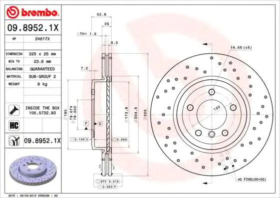 

Brembo 0989521X