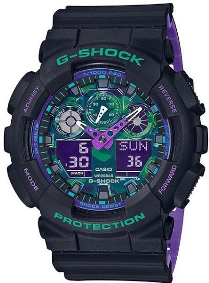 Наручные часы Casio GA-100BL-1A