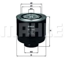 

Топливный фильтр Mahle Knecht KC388D