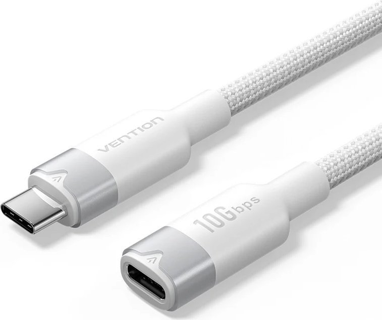 

Удлинитель Vention TRFWF USB 3.2 Gen2 Type-C - USB 3.2 Gen2 Type-C (1 м, белый)