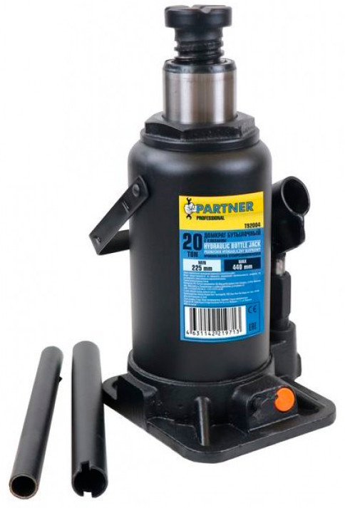 

Бутылочный домкрат Partner PA-T92004(DS) 20т