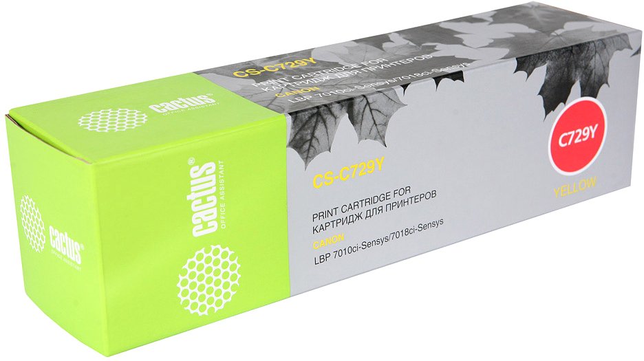 

Картридж CACTUS CS-C729Y