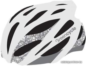 Cпортивный шлем Green Cycle New Alleycat L (белый/серый)