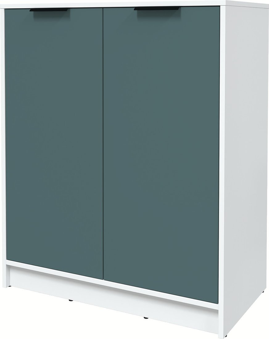 

Тумба Интерлиния Концепт КТ-Т84 Глосс (белый платинум/верде)