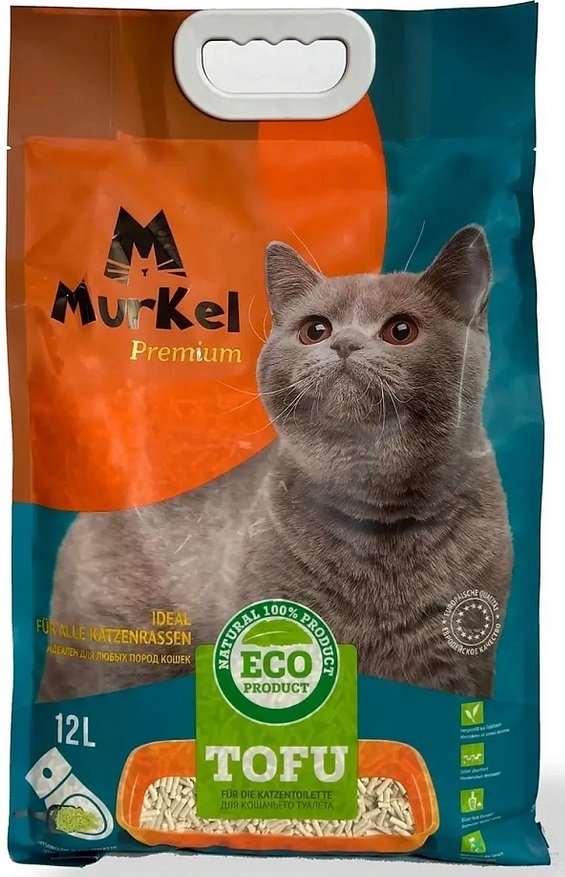 

Наполнитель для туалета MurKel Tofu 12л (нейтральный)