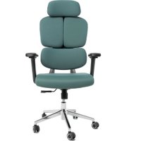 Игровое (геймерское) кресло Jiqiao R6001-ЧЗ (черный/бирюзовый)