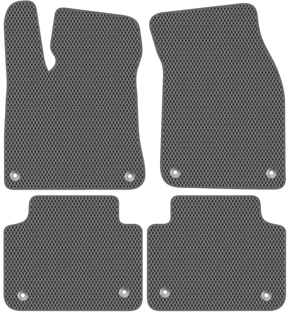 

Комплект ковриков для авто Alicosta Porsche Cayenne (suv / PO536) 2018 - Н.В. (серый, ромб)