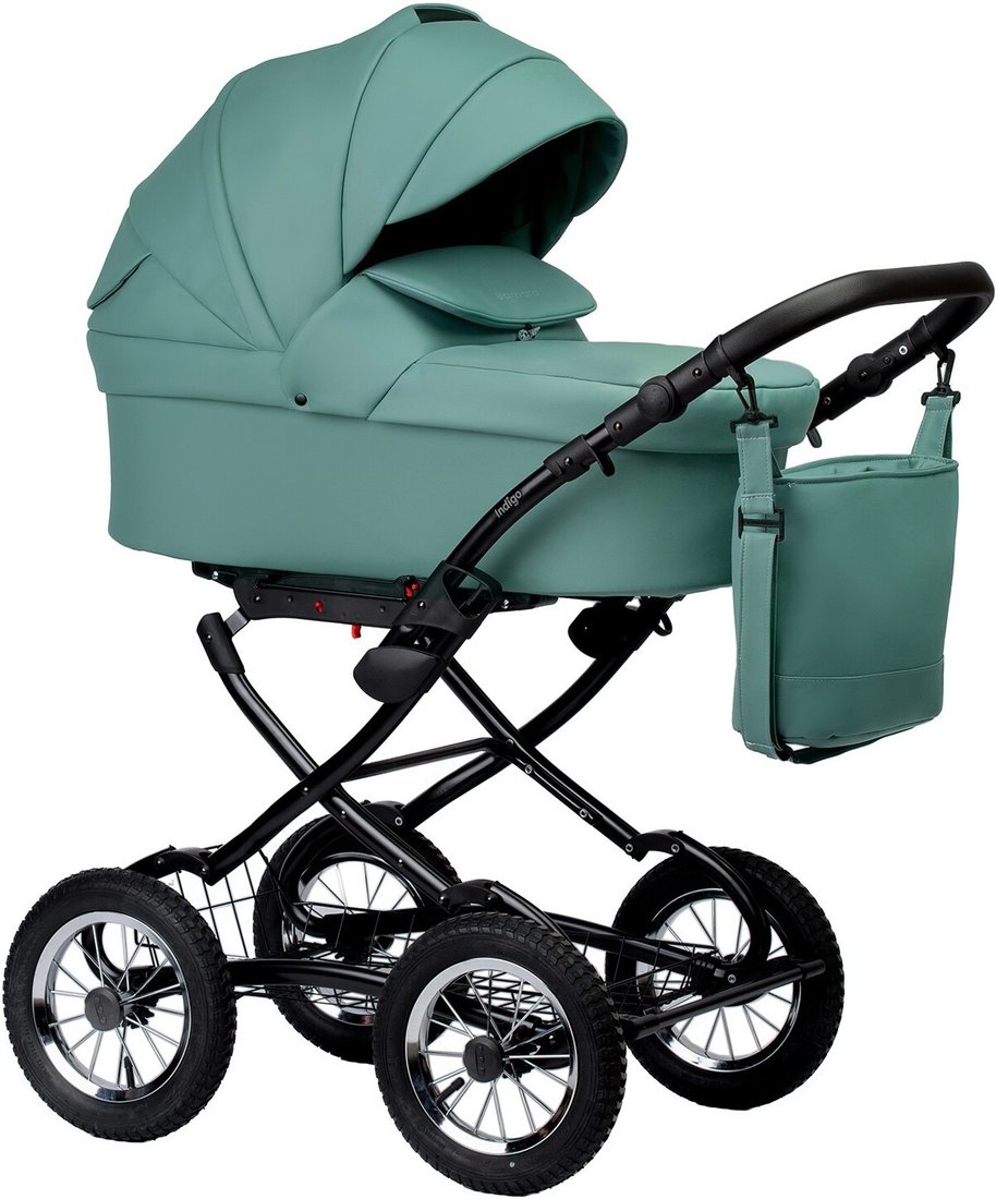 

Универсальная коляска Indigo Barbara ECO Classic (2 в 1, be 01/шалфей кожа)