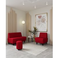 Интерьерное кресло MONOFIX Буно кресло (велюр/красный №36)