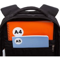 Школьный рюкзак Grizzly RB-556-5 (черный)