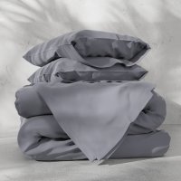 1.5-спальный комплект постельного белья Этель Tencel 1.5сп 10655045 (серый)