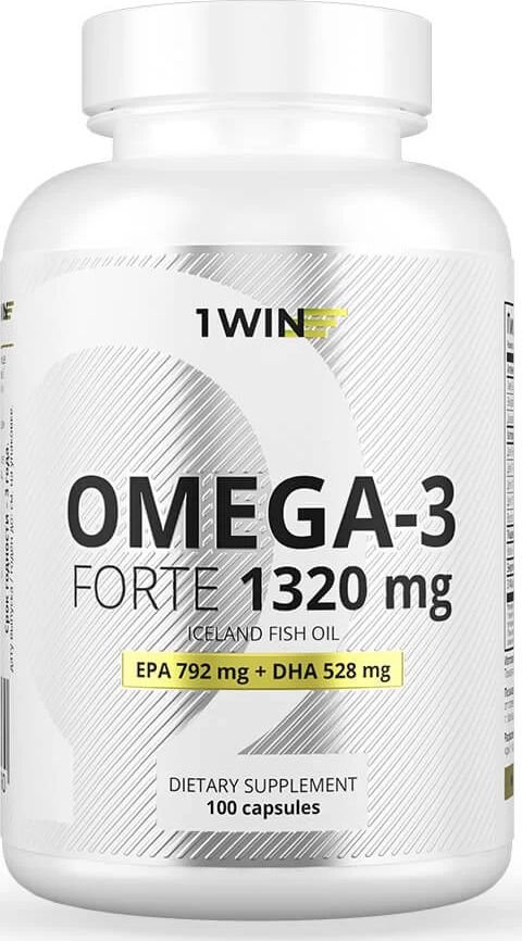 

БАД 1WIN Omega-3 Форте 1320 мг (100 капсул)