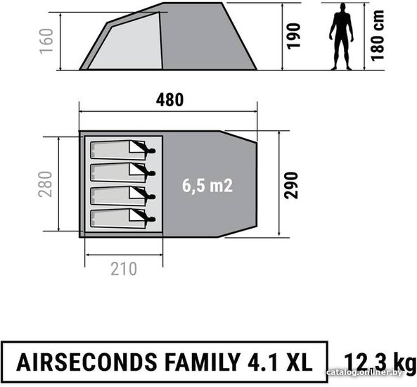 Air seconds family 4.1 xl best sale