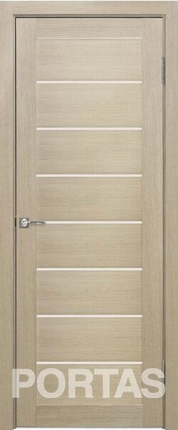 

Межкомнатная дверь Portas S21 70x200 (лиственница крем, стекло lacobel белый лак)