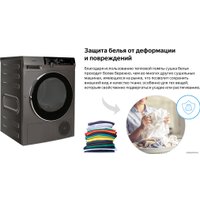 Сушильная машина Weissgauff WD 599 DC Inverter Heat Pump (серебристый)