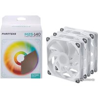 Комплект вентиляторов для корпуса Phanteks M25-140 D-RGB PH-F140M25_DRGB_PWM_WT01_3P