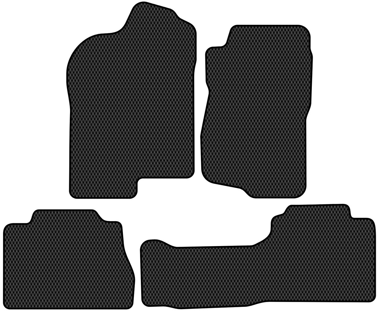 

Комплект ковриков для авто Alicosta Chevrolet Tahoe III (suv / GMT900) 2006 - 2014 (черный, ромб)