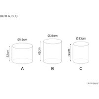 Пуфик Signal Doti C (Brego 34 темно-бежевый)