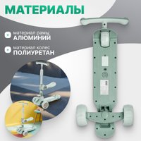 Трехколесный самокат Ricos TiKKi KB109 (бирюзовый) в Гомеле