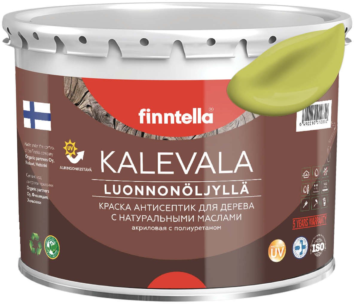 

Краска Finntella Kalevala Lahtee F-13-1-3-FL031 2.7 л (зеленый)