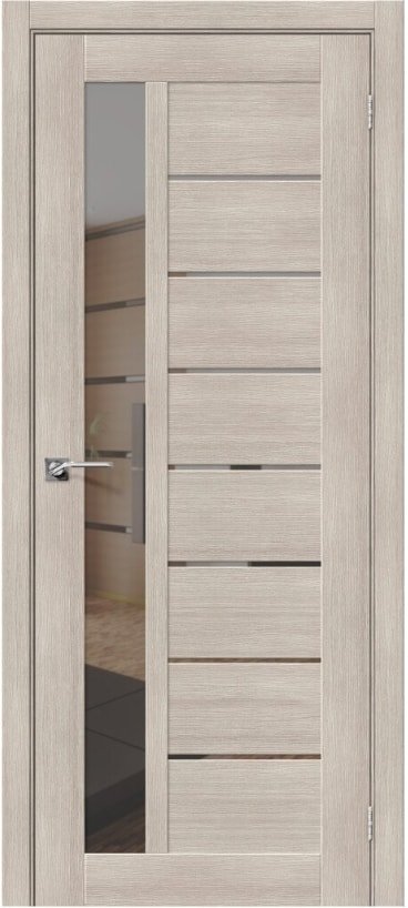

Межкомнатная дверь el'Porta Порта-27 90x200 (Cappuccino Veralinga Mirox Grey)