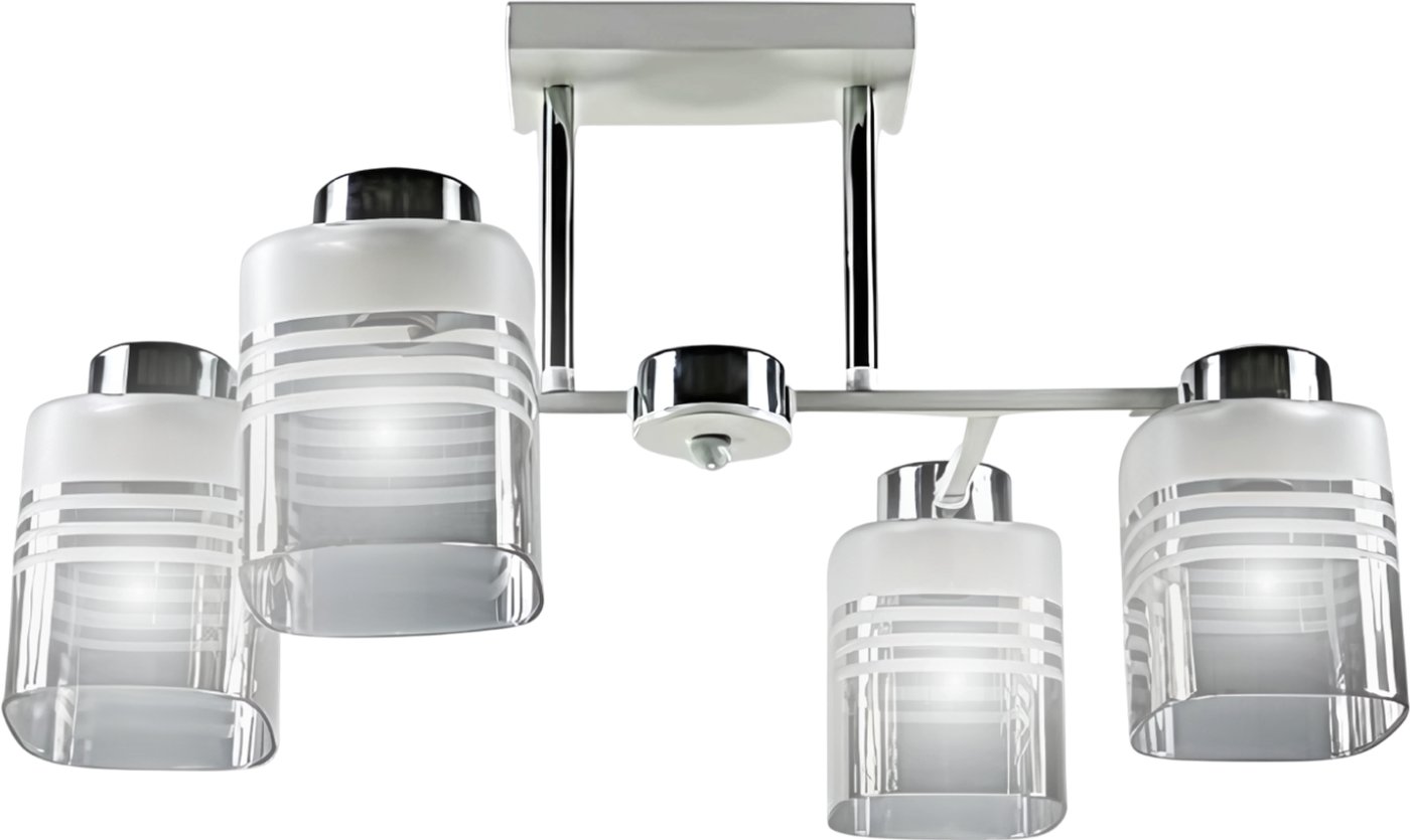 

Люстра средней высоты Aitin Pro НПБ 02-4x60-101 33081/4 (хром/белый)