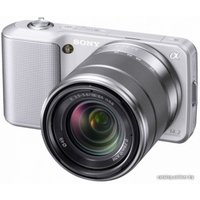 Беззеркальный фотоаппарат Sony Alpha NEX-3D Double Kit 16mm + 18-55mm